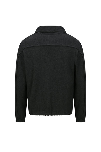 Veste camionneur incurvée en jean et velours Divided