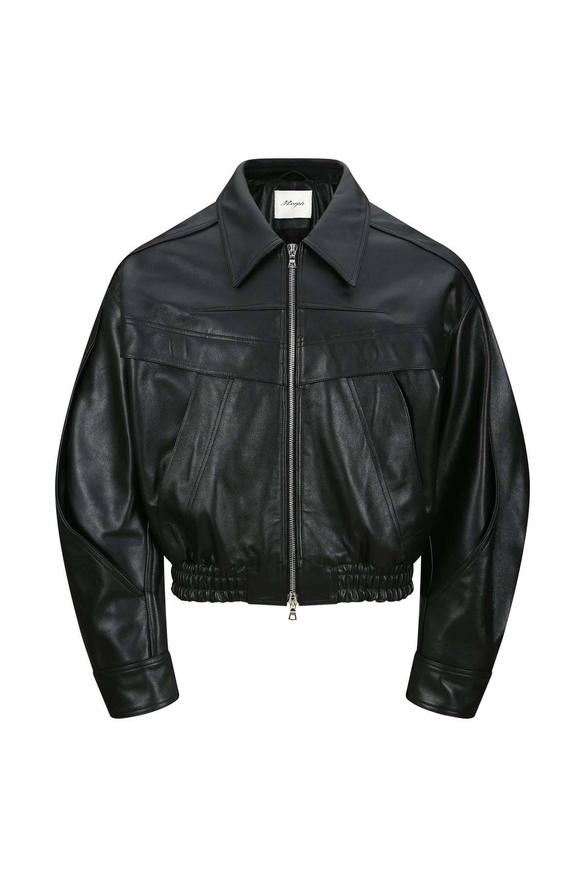 Blouson en cuir fendu
